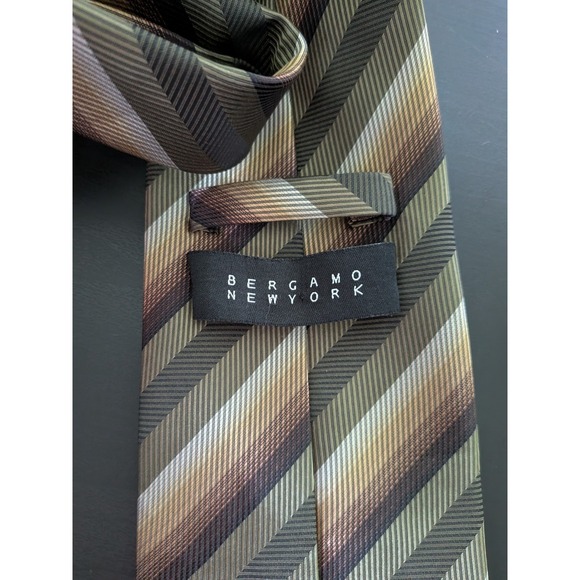 Bergamo New York Tie Lot Of 12 Neckties Jacquard Repp Multicolor Etc 56-64" - Picture 14 of 16